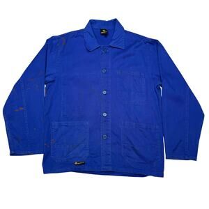 Vintage Funktional French Chore Jacket Mens 46 Workwear Utility Sanfor 90s Y2K
